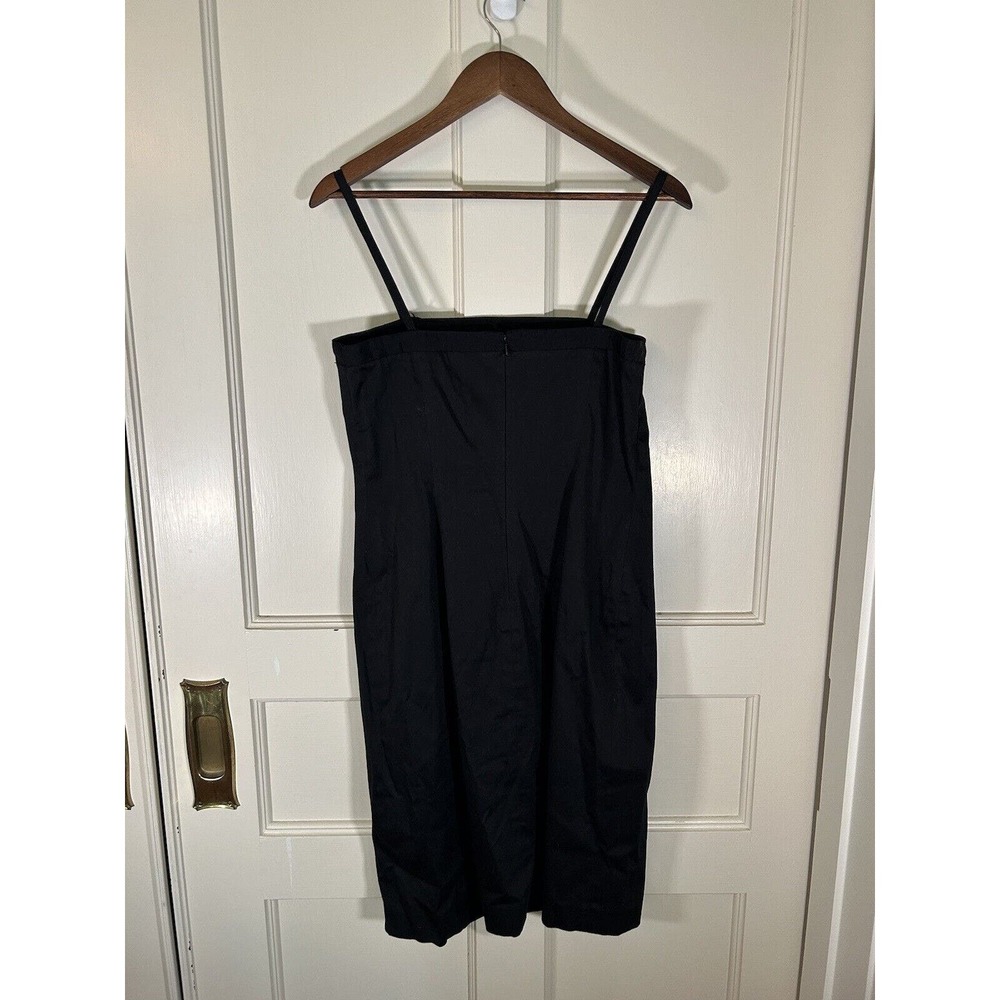 Vintage 90s Worth Women’s Black Cocktail Dress Size 8 - Picture 2 of 6